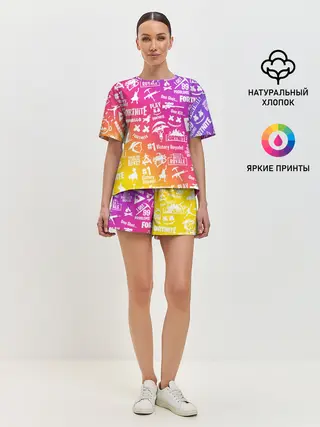 Женская пижама с шортами / FORTNITE PARTY EVENT