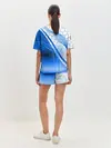 Женская пижама с шортами / ABSTRACT BLUE
