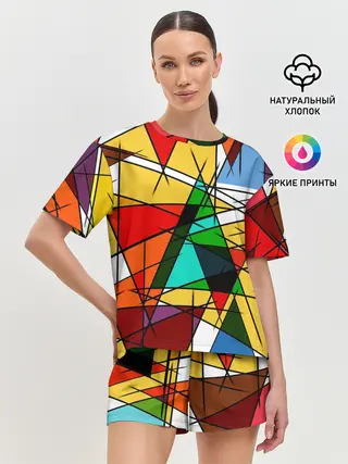 Женская пижама с шортами / ПИКАССО