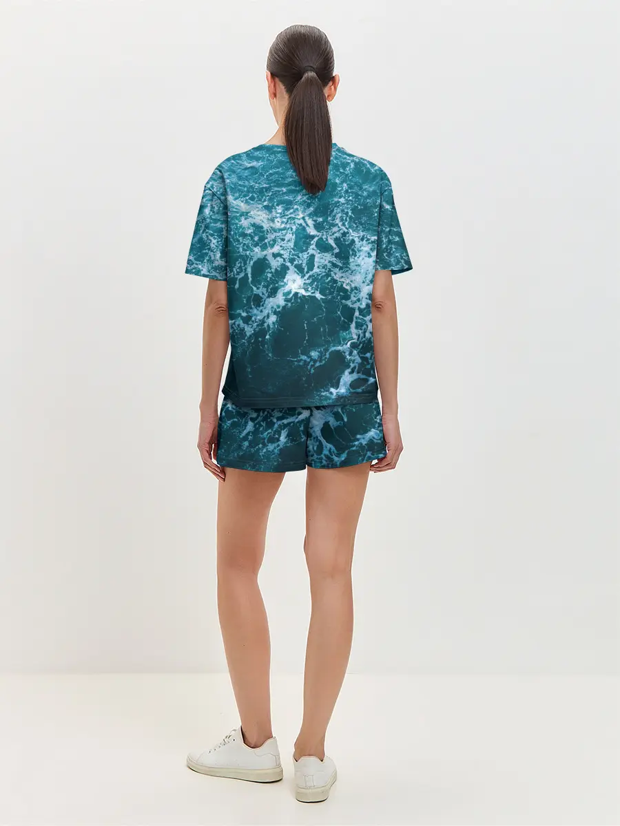 Женская пижама с шортами / Водная гладь
