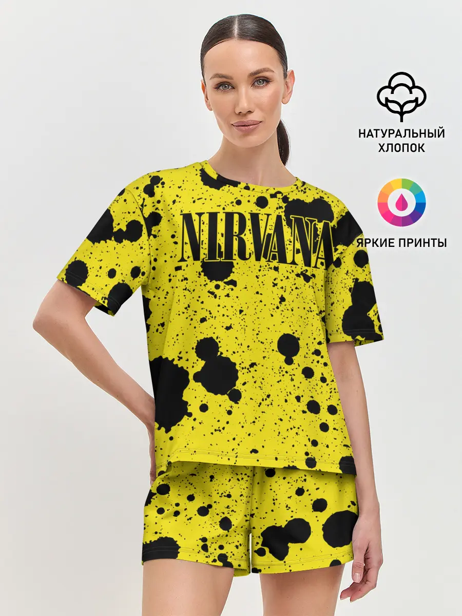 Женская пижама с шортами / Nirvana