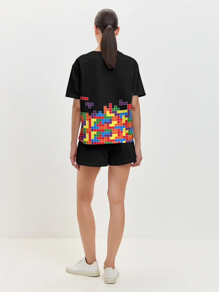 Женская пижама с шортами / ТЕТРИС