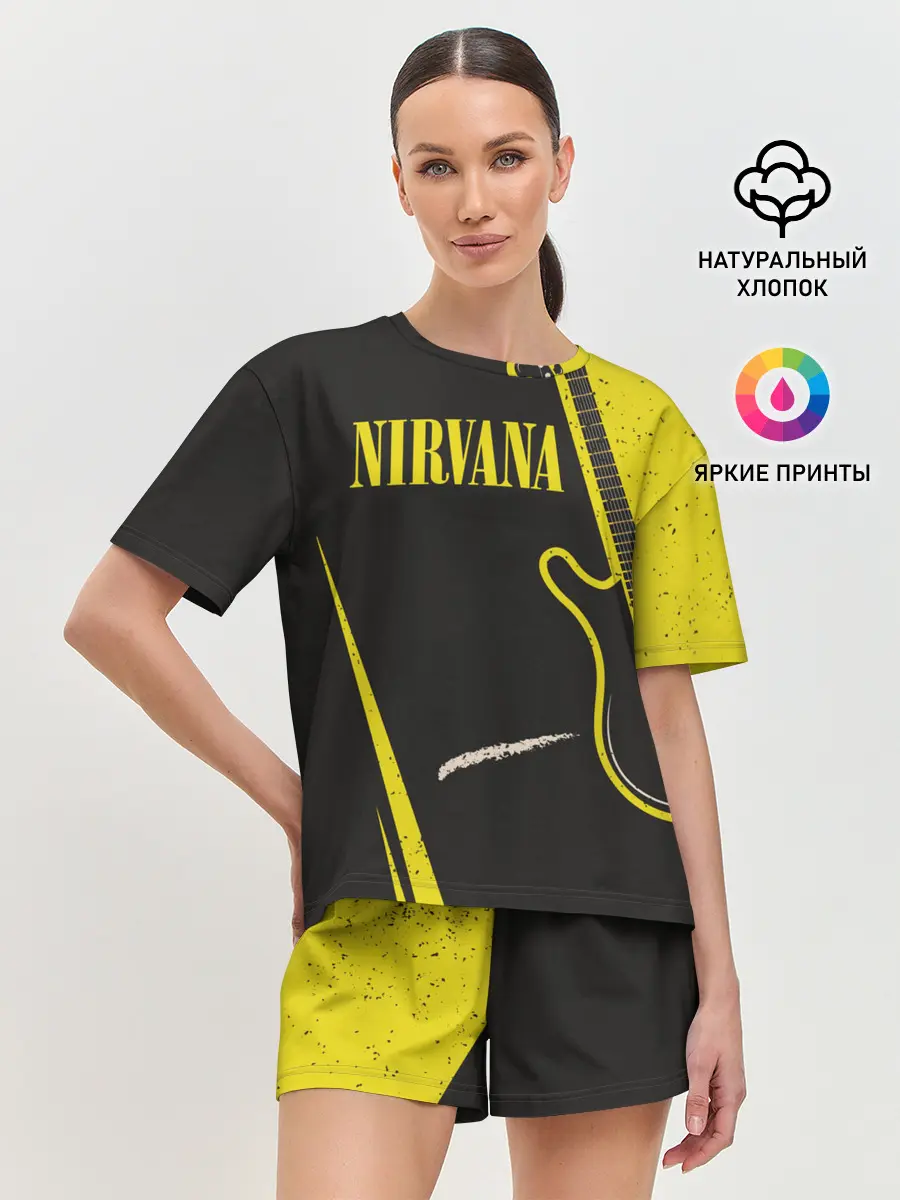 Женская пижама с шортами / Nirvana