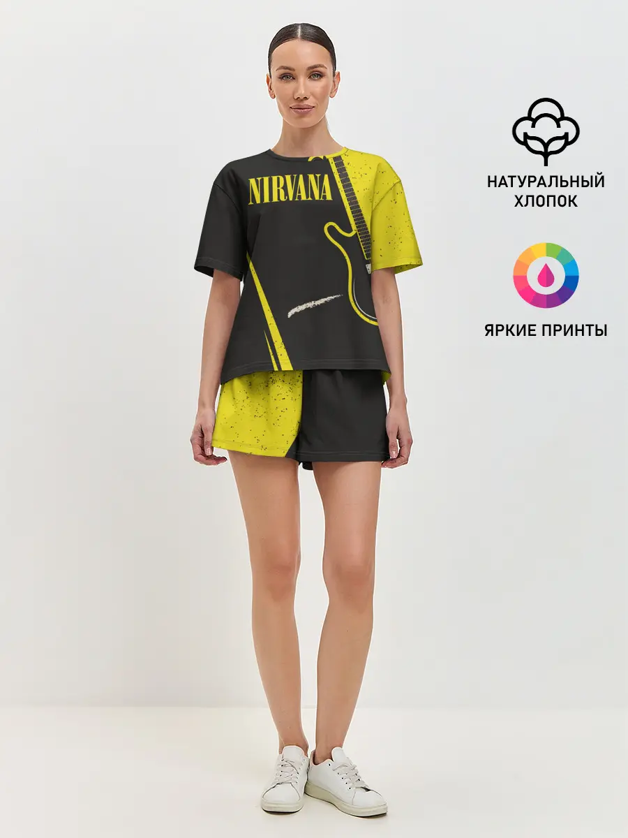 Женская пижама с шортами / Nirvana