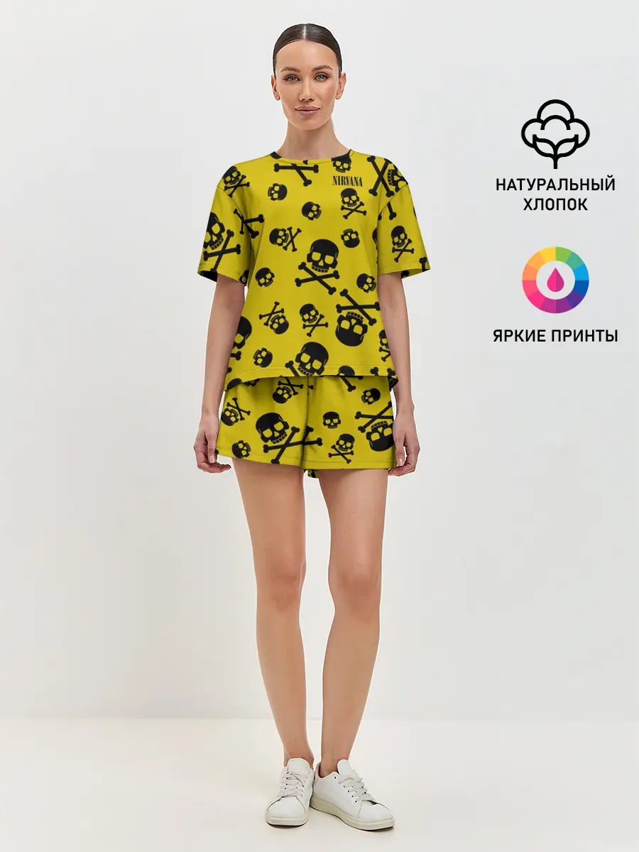 Женская пижама с шортами / Nirvana