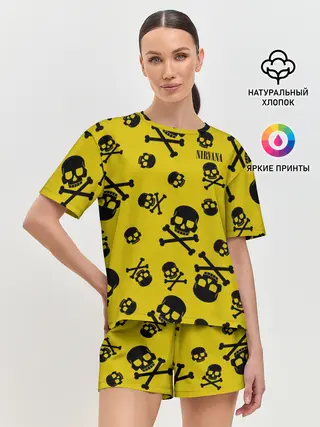 Женская пижама с шортами / Nirvana