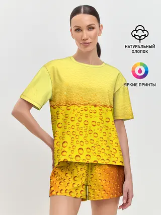 Женская пижама с шортами / ПИВО