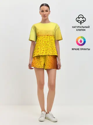 Женская пижама с шортами / ПИВО