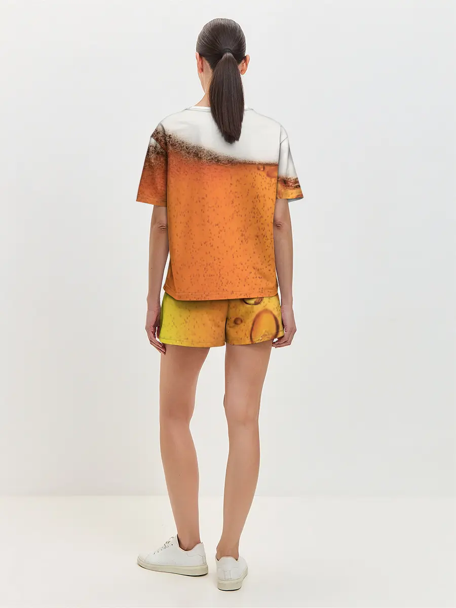 Женская пижама с шортами / ПИВО!