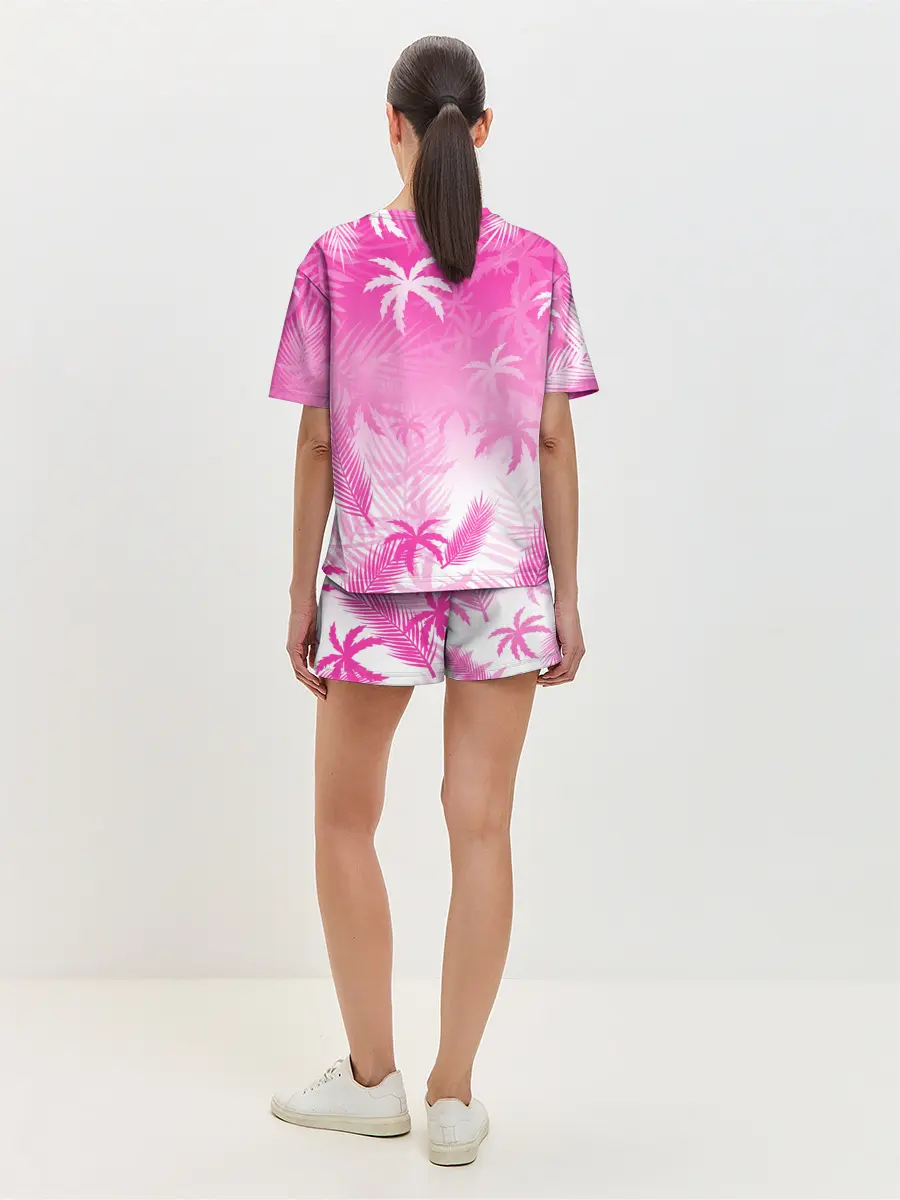 Женская пижама с шортами / БЕЛЫЕ ПАЛЬМЫ ПАЛЬМЫ
