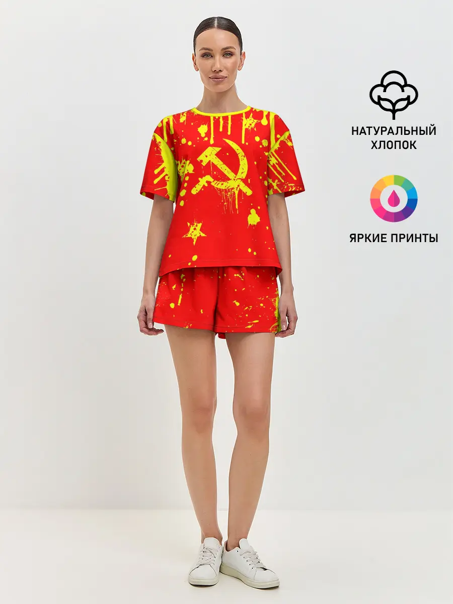 Женская пижама с шортами / СССР