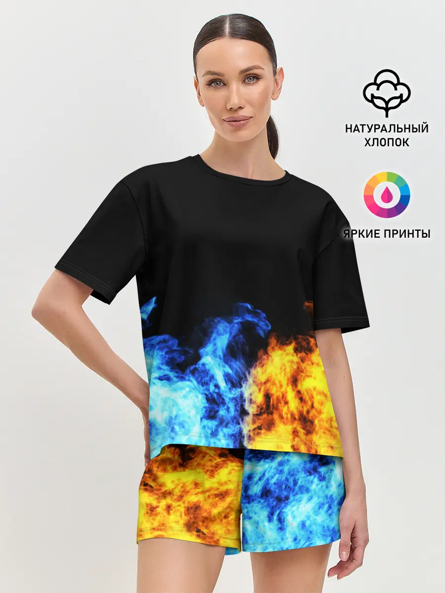 Женская пижама с шортами / БИТВА ОГНЕЙ