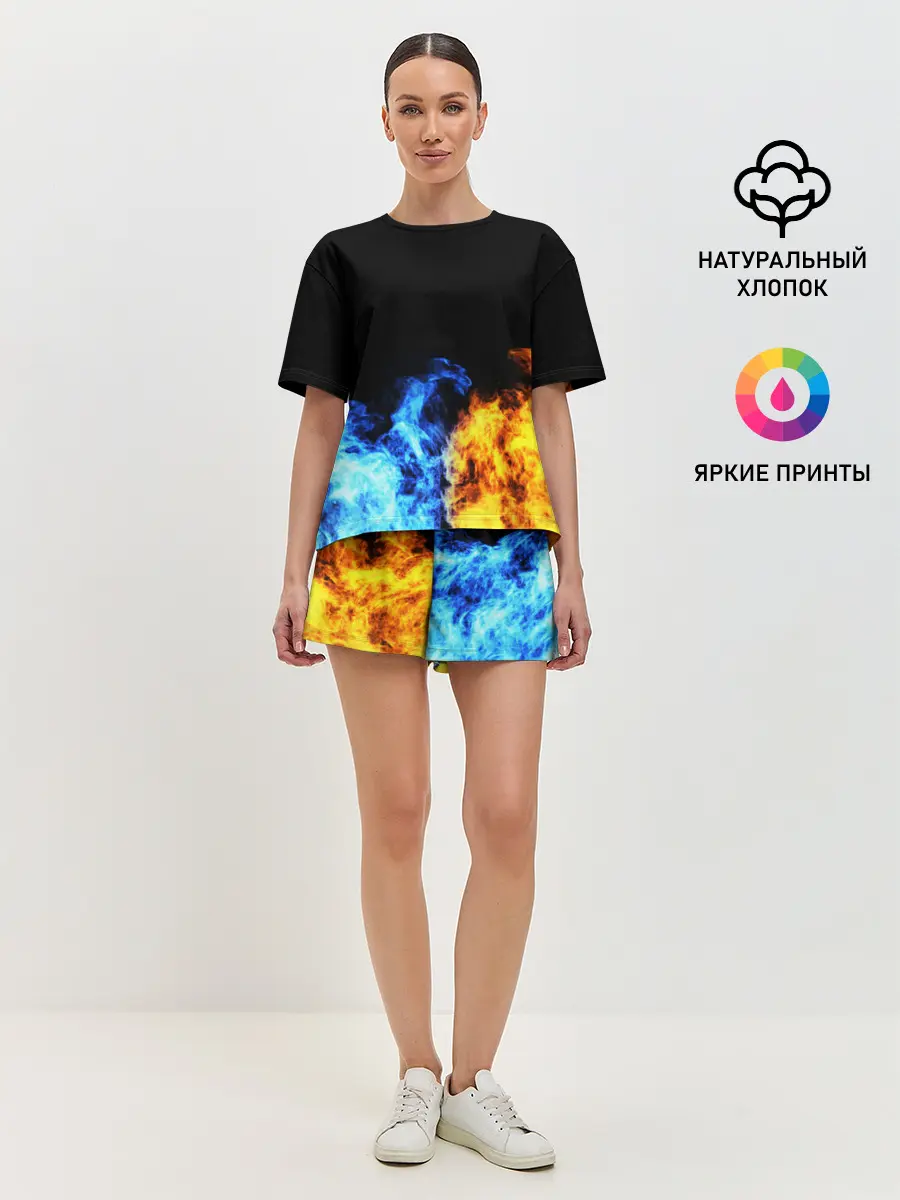 Женская пижама с шортами / БИТВА ОГНЕЙ