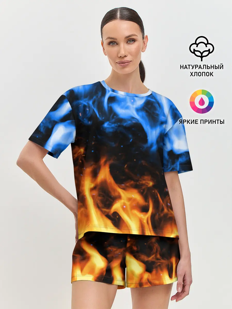 Женская пижама с шортами / БИТВА ОГНЕЙ