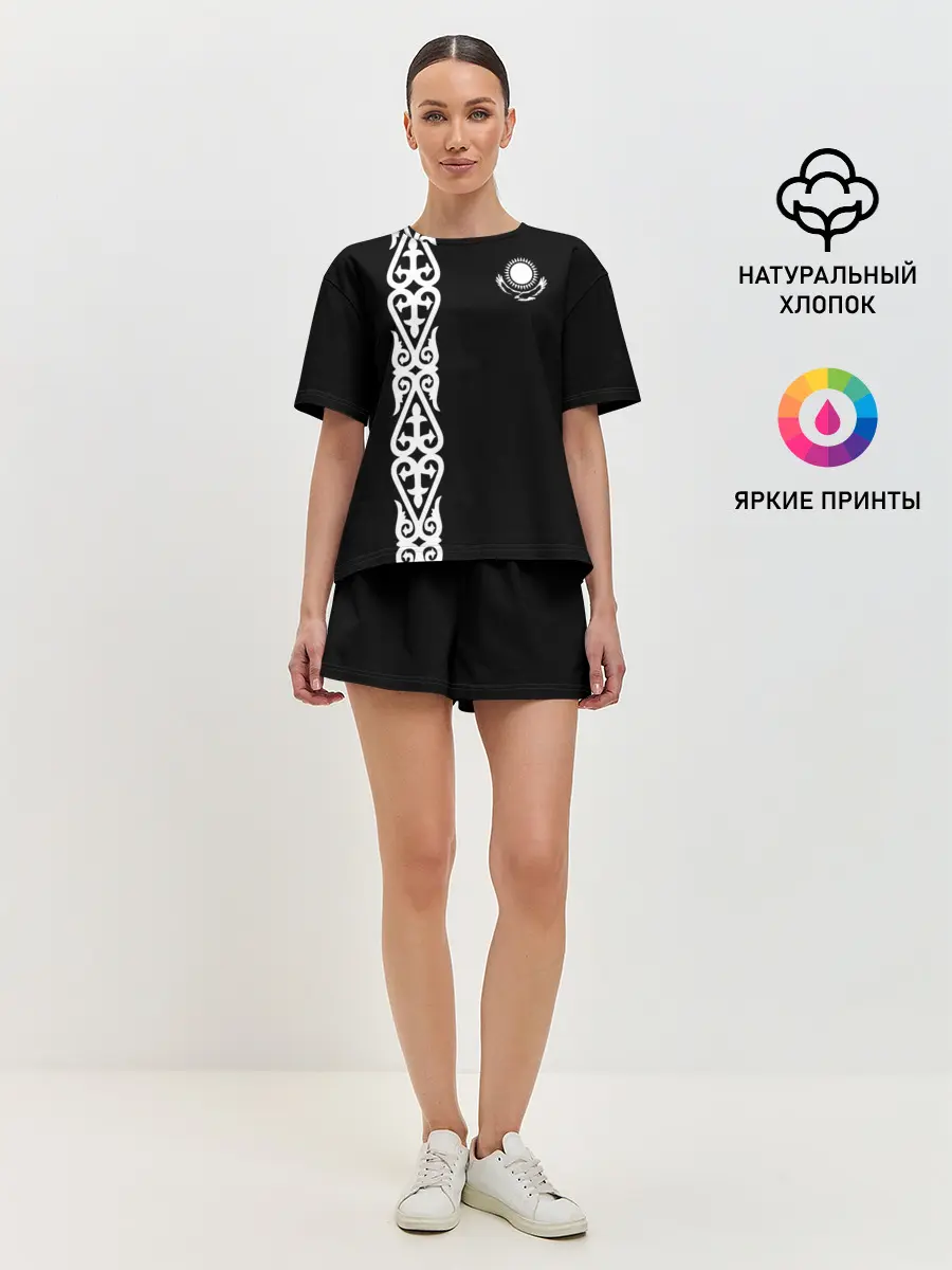 Женская пижама с шортами / Форма Казахстан