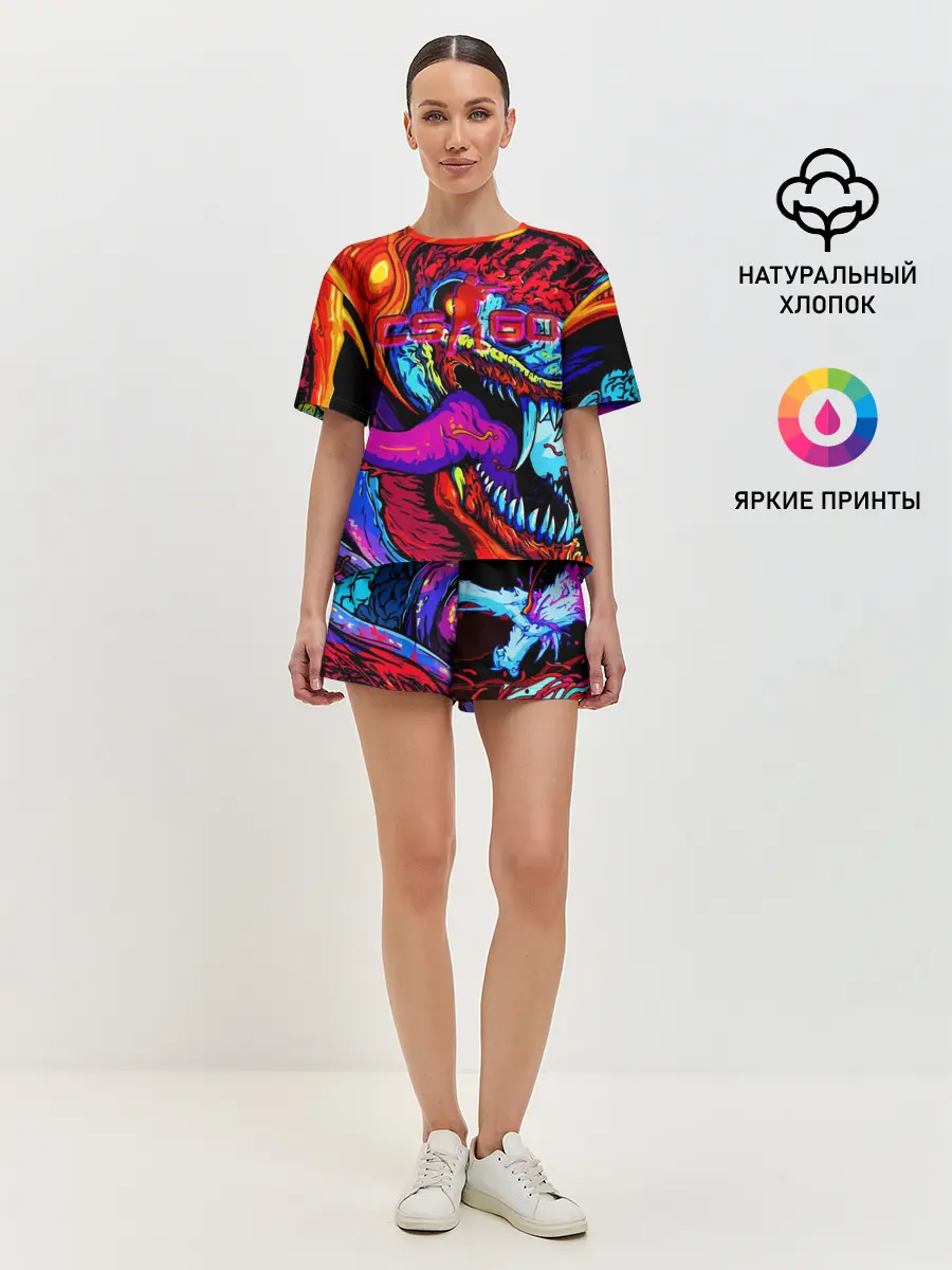 Женская пижама с шортами / HYPER BEAST | CS GO
