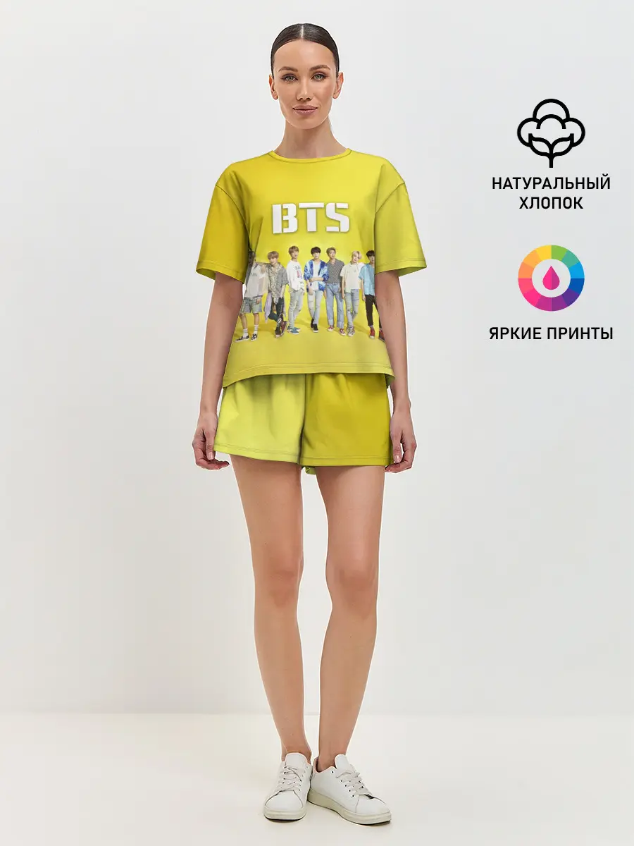 Женская пижама с шортами / BTS