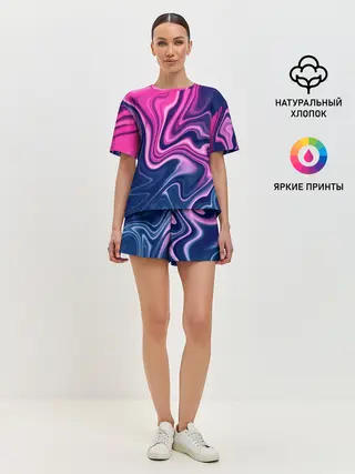 Женская пижама с шортами / Abstraction