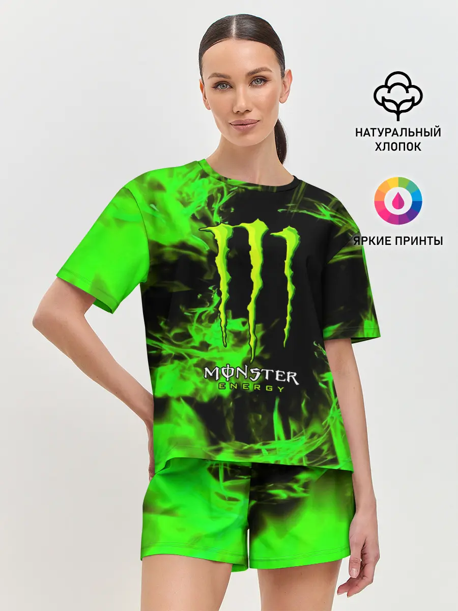 Женская пижама с шортами / MONSTER ENERGY