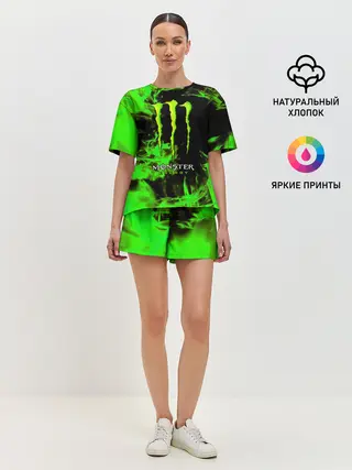 Женская пижама с шортами / MONSTER ENERGY