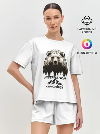 Женская пижама с шортами / hibernation