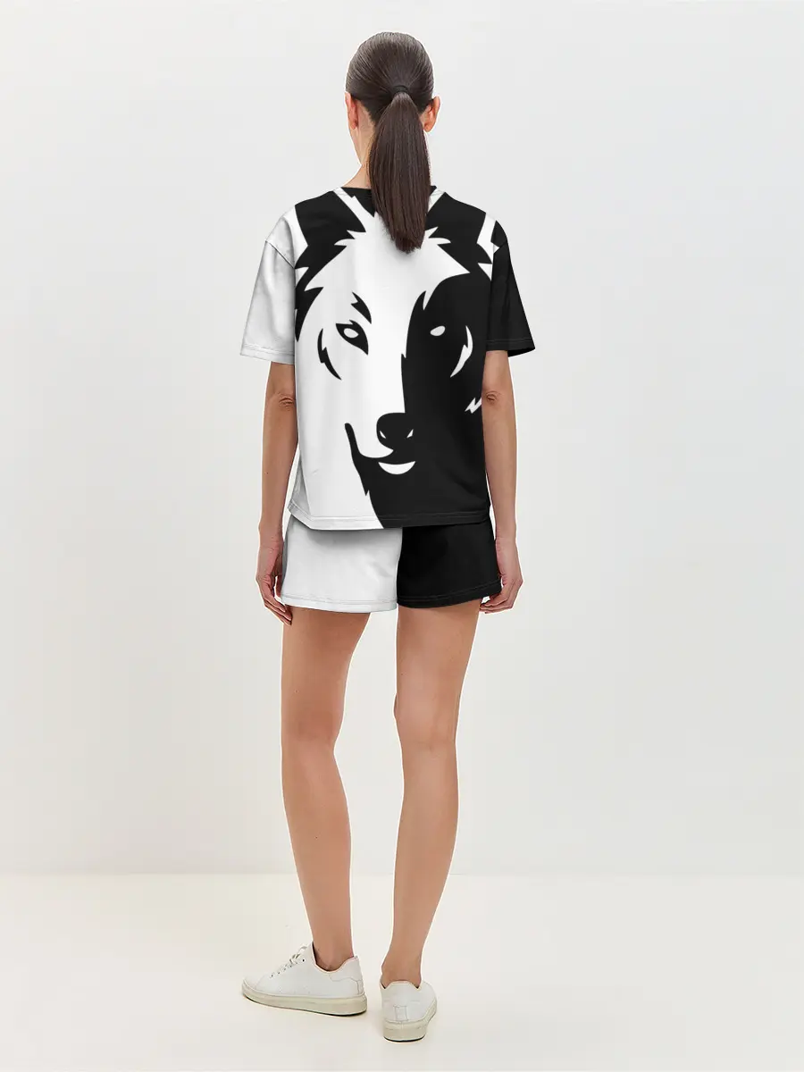 Женская пижама с шортами / Зверь