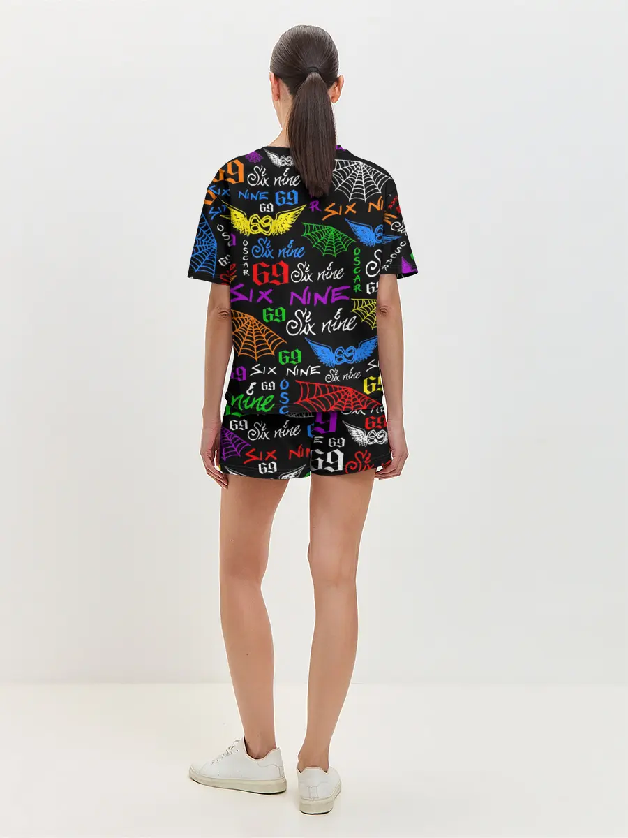 Женская пижама с шортами / 6IX9INE