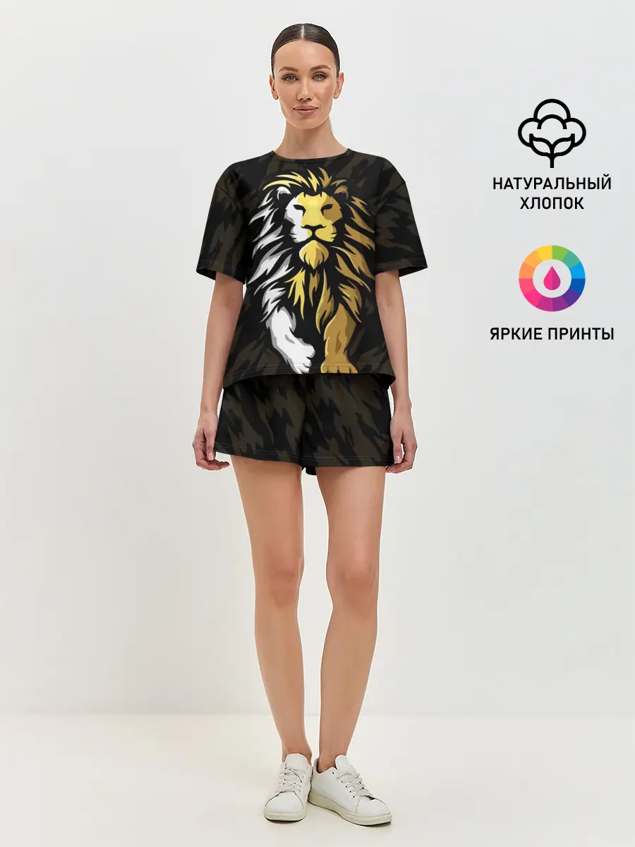 Женская пижама с шортами / Зверь