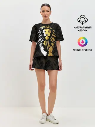 Женская пижама с шортами / Зверь