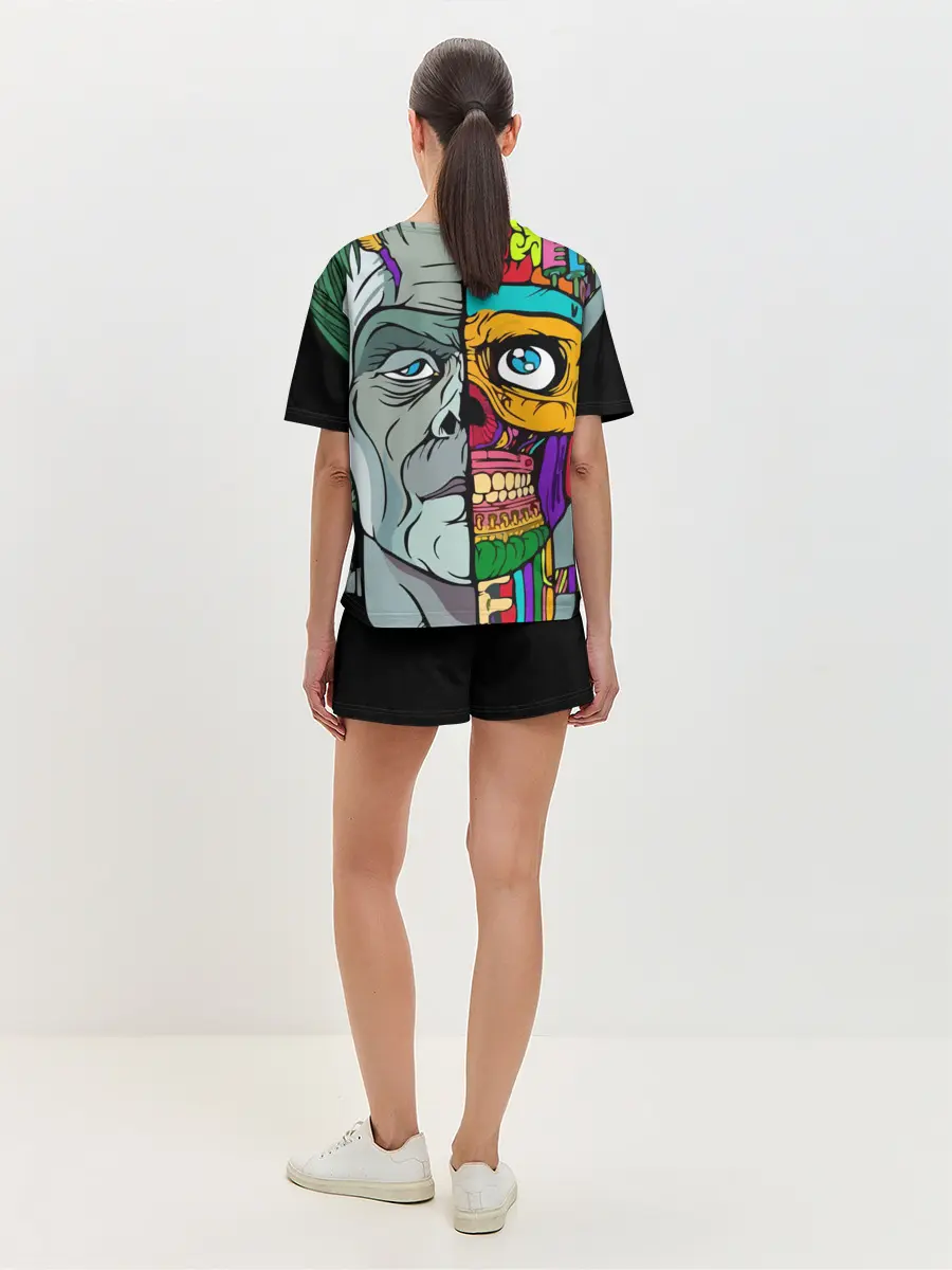 Женская пижама с шортами / Франкенштейн