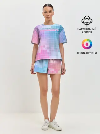 Женская пижама с шортами / Minecraft