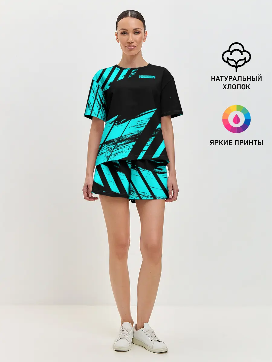 Женская пижама с шортами / Minecraft