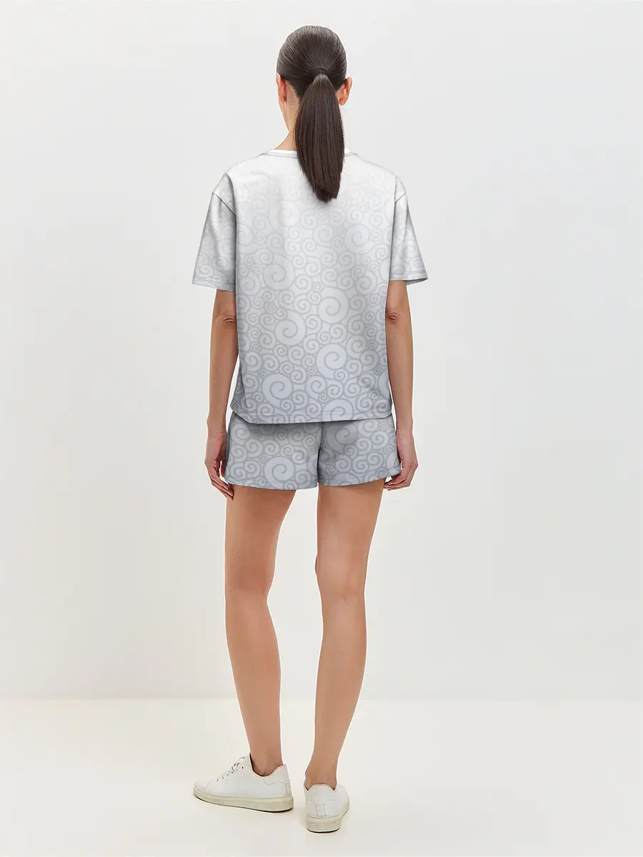 Женская пижама с шортами / Cat-girl