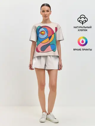Женская пижама с шортами / Абстракция полет фантазии