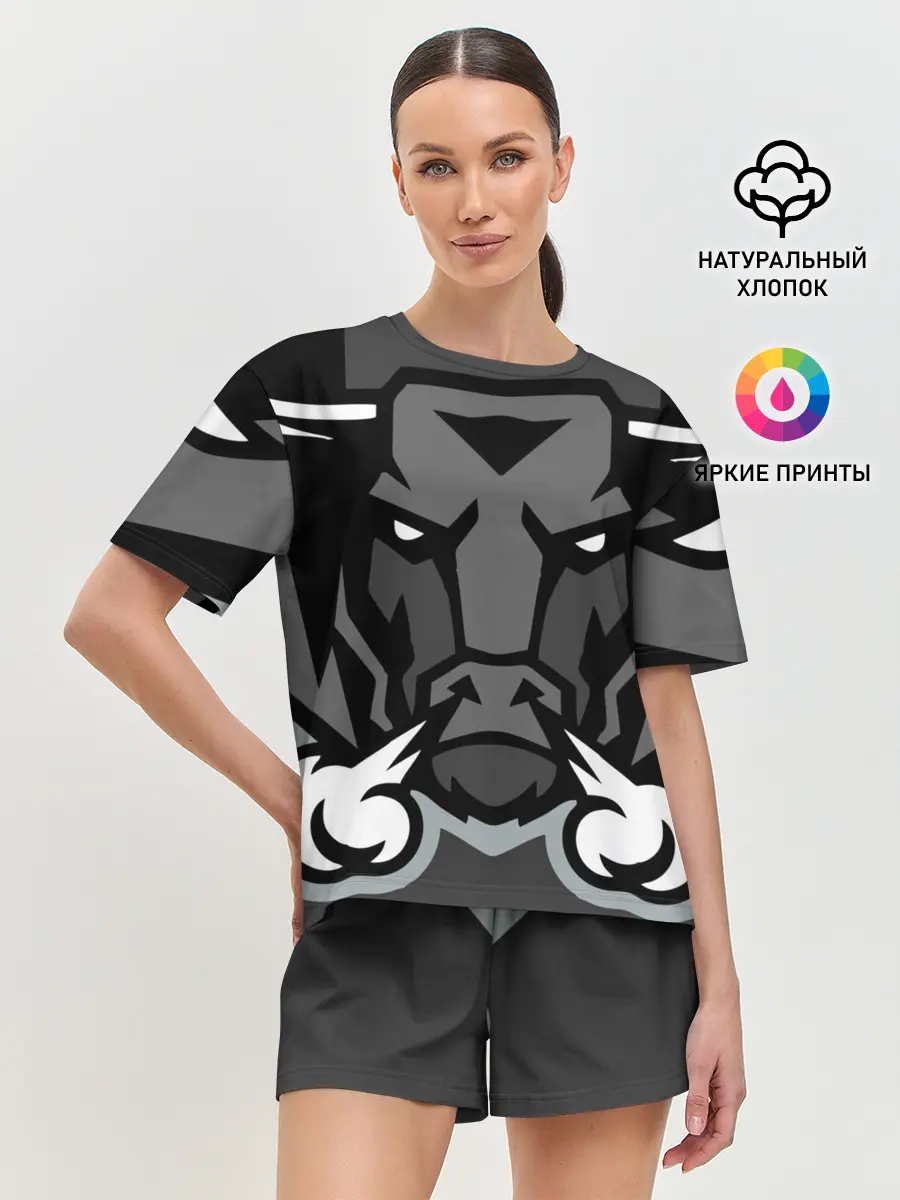 Женская пижама с шортами / Зверь