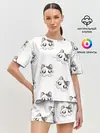 Женская пижама с шортами / Котята