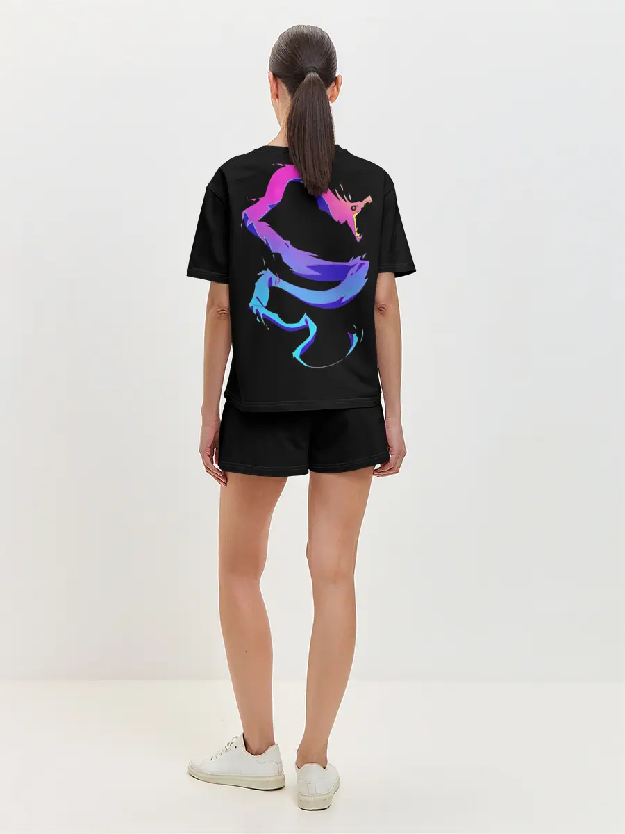 Женская пижама с шортами / Лио и Дракон