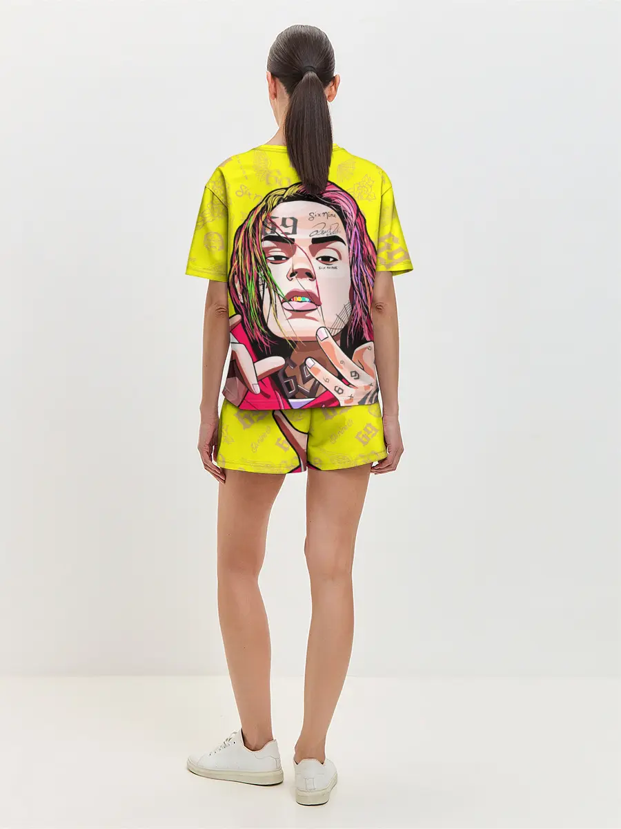 Женская пижама с шортами / 6IX9INE