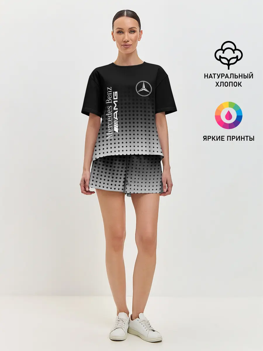 Женская пижама с шортами / Mercedes-Benz