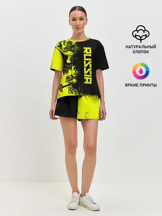 Женская пижама с шортами / Russia