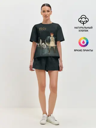Женская пижама с шортами / The Promised Neverland Logo