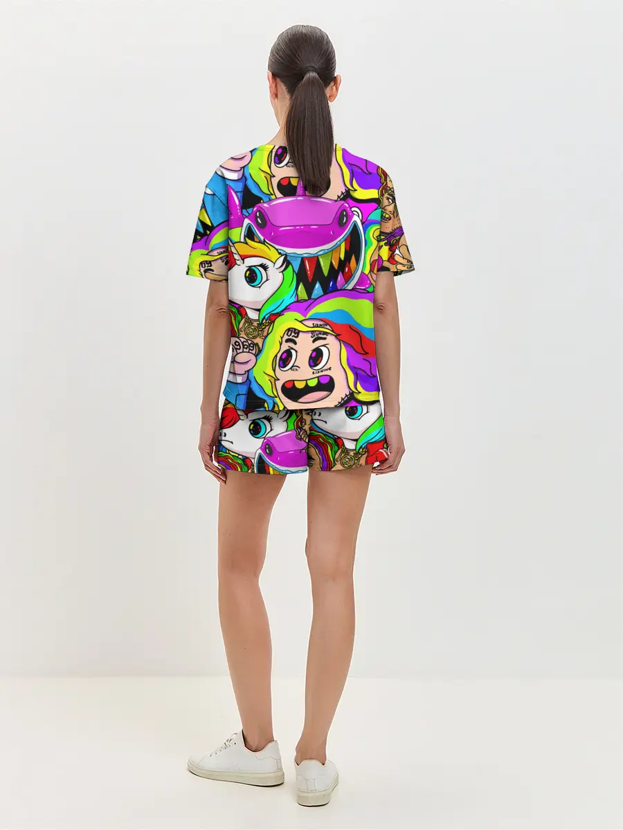 Женская пижама с шортами / 6IX9INE