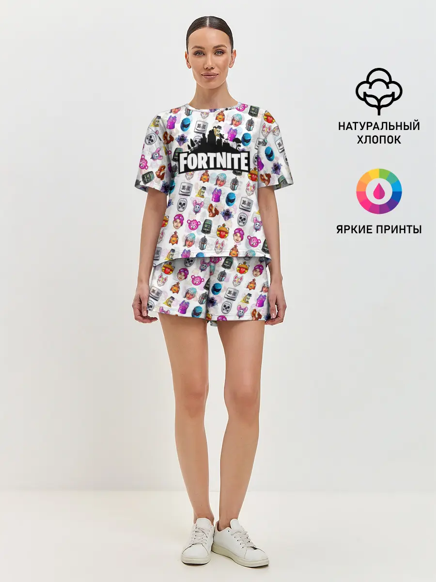 Женская пижама с шортами / FORTNITE