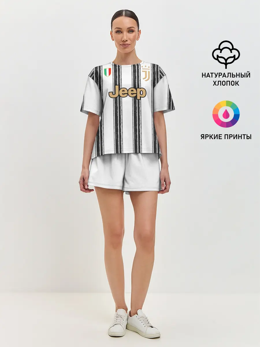Женская пижама с шортами / Juventus home 20-21