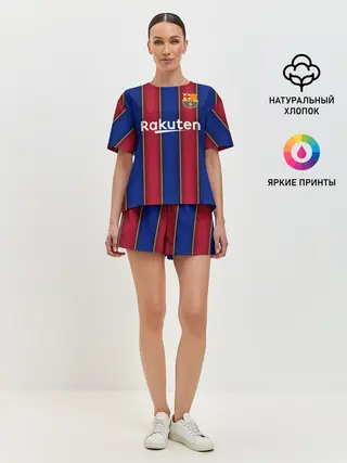 Женская пижама с шортами / Messi home 20-21