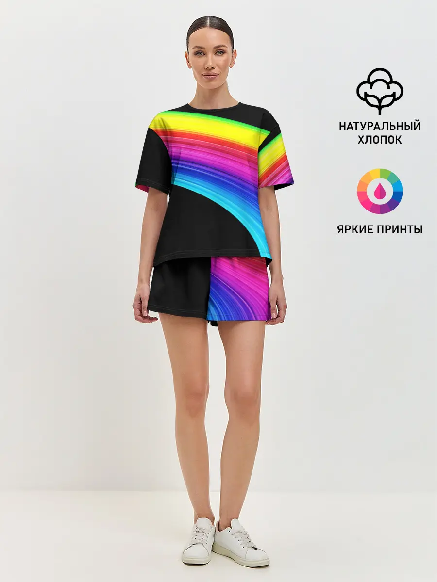 Женская пижама с шортами / ABSTRACT TREND