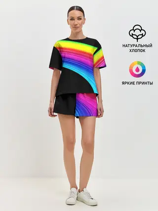 Женская пижама с шортами / ABSTRACT TREND