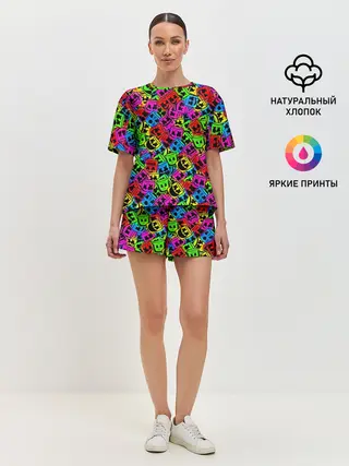 Женская пижама с шортами / MARSHMELLO