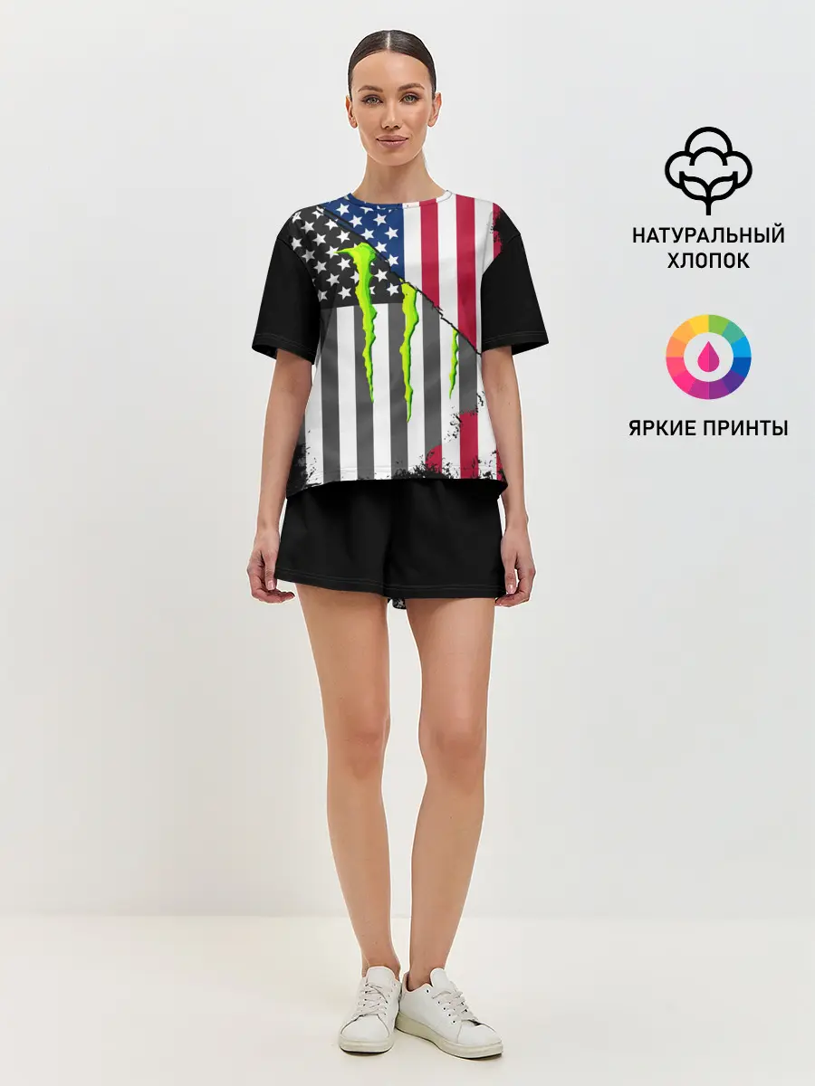 Женская пижама с шортами / MONSTER ENERGY