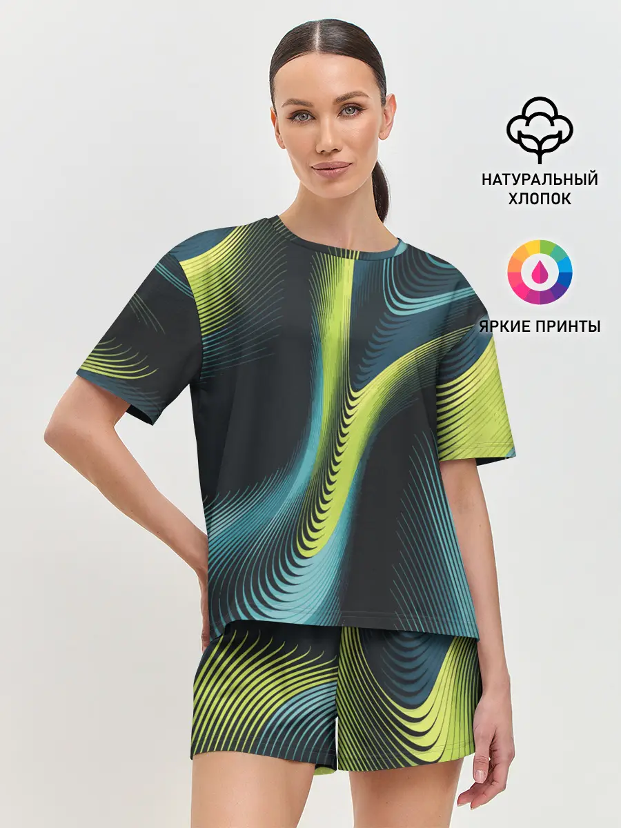 Женская пижама с шортами / Wave
